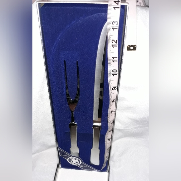 Towle Stainless Steel Carving Utensils (Fork & Knife) Vintage 2 Piece Set - Picture 14 of 16